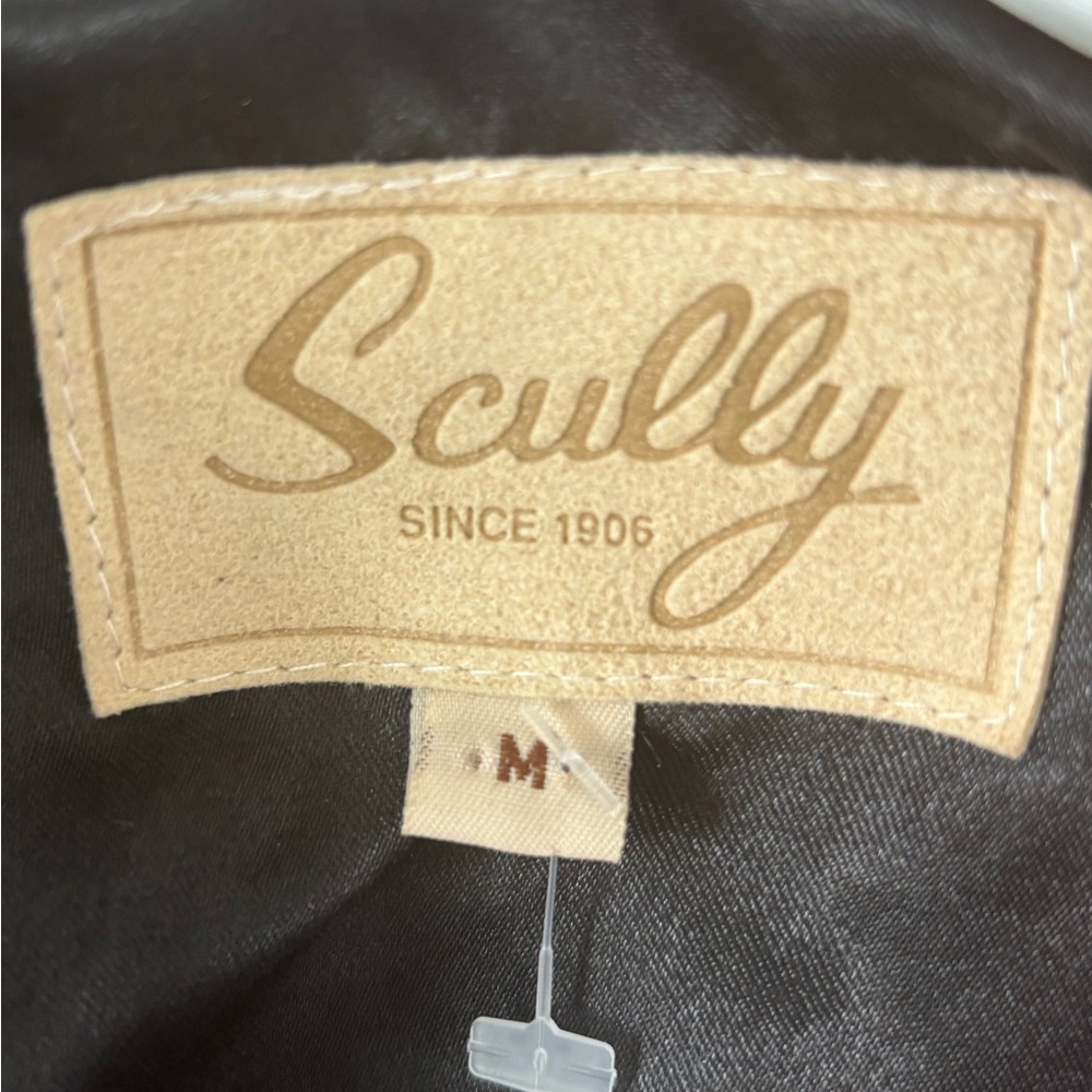 Scully Women's Red Genuine Suede Blazer with Stud Accents - Picture 6 of 8